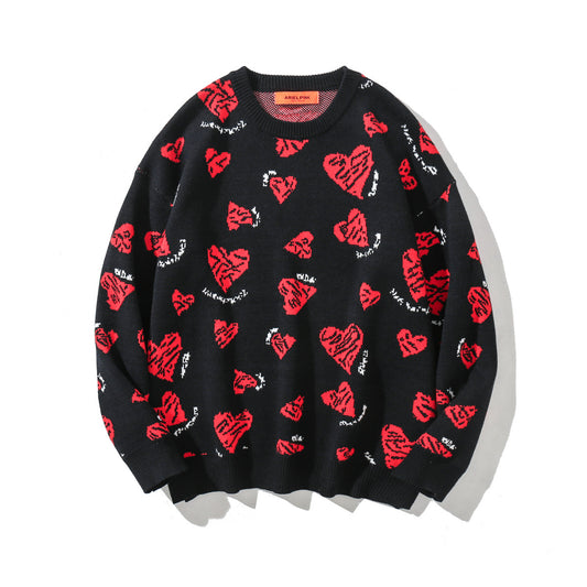 Vintage Hearts Sweater